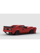 Dodge Challenger SRT Racing Car Sports Building Block, 391 pcs