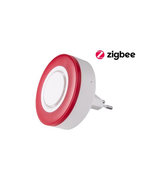 Zigbee Sziréna HEIMAN konnektor + beépített akkumulátor működéssel
