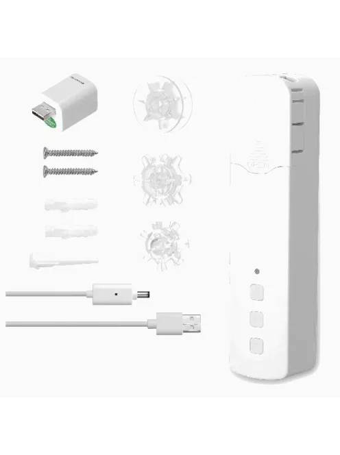 Tuya Wifi Electric Curtain Motor, Smart Motorized Chain Roller with controller