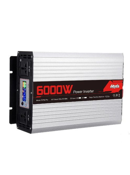 6000W Power Inverter Pure Sine Wave DC 12V to AC 220V, MENSELA IT-PS1 Pro