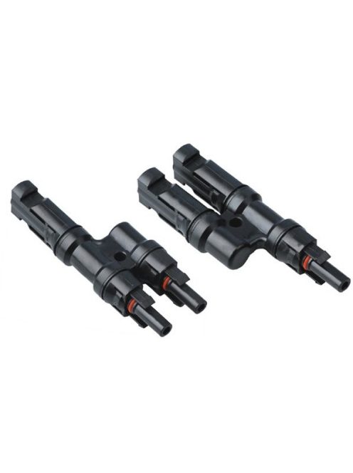 MC4 2T napelem csatlakozó, párhuzamosító, elosztó, egyesítő szett