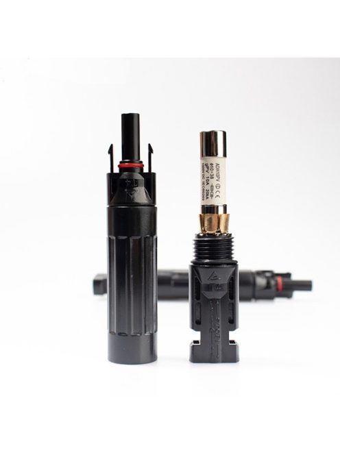 MC4 csatlakozó biztosíték 30A, diódázott, vízálló, 1000VDC