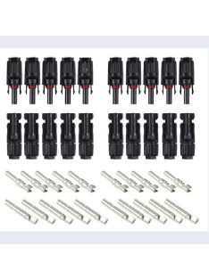 MC4 napelem csatlakozó szett, apa és anya