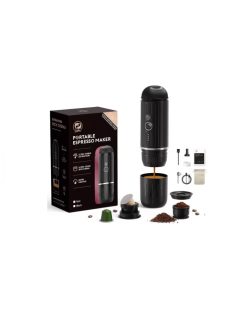   Mini 2-in-1 Italian Capsule Coffee Machine Fully Automatic Heating and Grinding Portable Outdoor Sports Tour