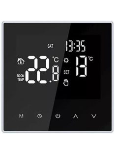   Tuya Smart Life Wifi Thermostat Mirror LCD Touch Screen for Electric/Water/Gas boiler warm floor