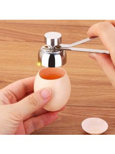   Egg Scissors Egg Topper Cutter Shell Opener Stainless Steel Boiled Raw Egg Open Creative Kitchen Tools Set