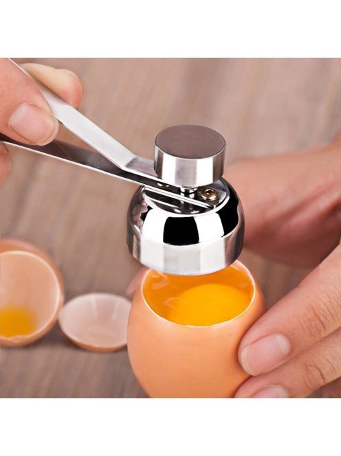 Egg Scissors Egg Topper Cutter Shell Opener Stainless Steel Boiled Raw Egg Open Creative Kitchen Tools Set
