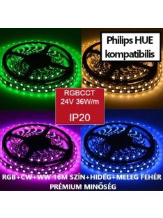 Tuya Zigbee, RGBCCT RGB + CW + WW 24V LED STRIP Light IP20