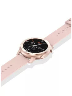   Melanda Smart Watch Women Full Touch Round Screen IP68 Waterproof Heart Rate Sports Smartwatch