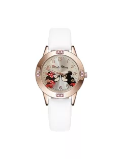 Minnie and Mickey digital watch for kids - white