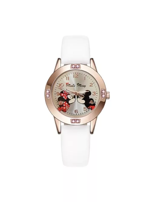 Minnie and Mickey digital watch for kids - white