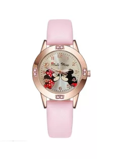 Minnie and Mickey digital watch for kids - pink