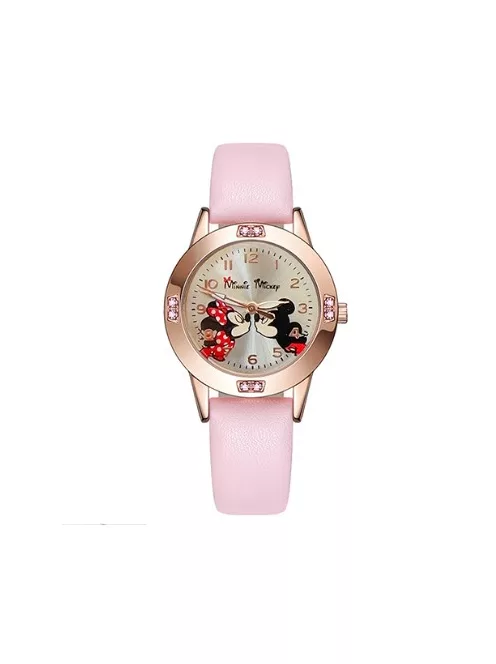 Minnie and Mickey digital watch for kids - pink