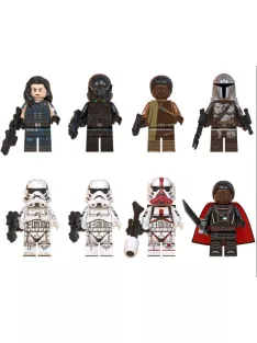 Mandalorian Movie set - building block toy figure - 8 pack