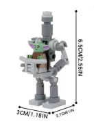 Yoda Robot IG-12 - building block toy figure