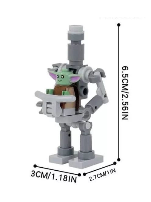 Yoda Robot IG-12 - building block toy figure