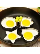 4pcs/set High quality Stainless Steel Fried Egg Mold Kitchen Tool Pancake Rings Cooking Egg Styling Tools Gadget.