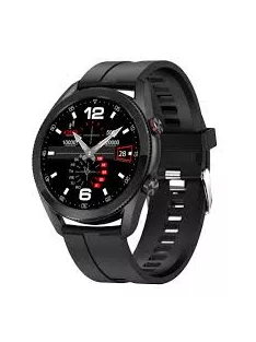    Smart Watch for Men Bluetooth Call IP68 Waterproof Full Touch Screen, black silica