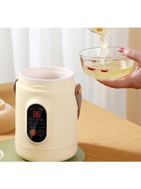 Multifunkciós elektromos főzőedény, 800 ml, 500W, fehér