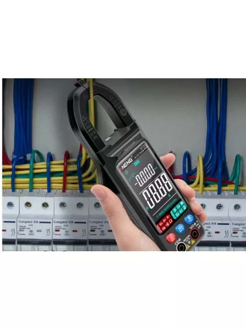 Current Digital Clamp Meter 6000 Counts 400A Amp Multimeter Large Color Screen Voltage Tester Car Hz NCV Ohm
