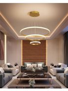 Modern Pendant Lights For Living Room Dining Room Circle Rings Gold