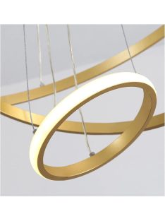 Minimal gyűrűs függőlámpa LED Arany 20-40-60 cm modern