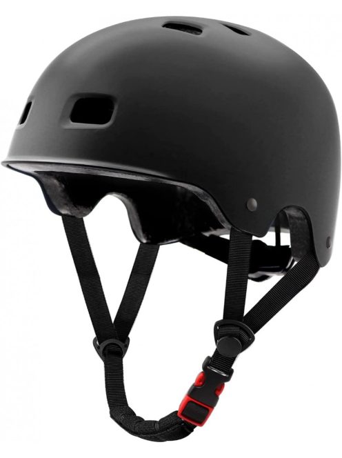 Bukósisak rollerhez, kerékpárhoz egyéb sportokhoz - Fekete M /54-57