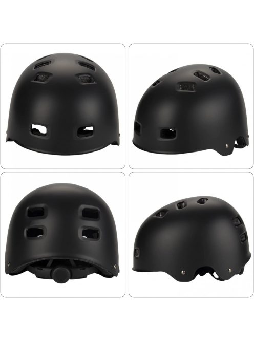 Bukósisak rollerhez, kerékpárhoz egyéb sportokhoz - Fekete M /54-57