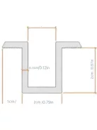 Intermediate solar panel clamp silver