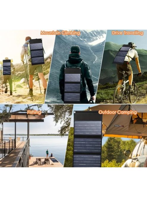 Foldable solar charger 25W