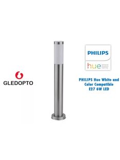 Hue Kültéri Állólámpa kompatibilis 6W IP44 INOX LED