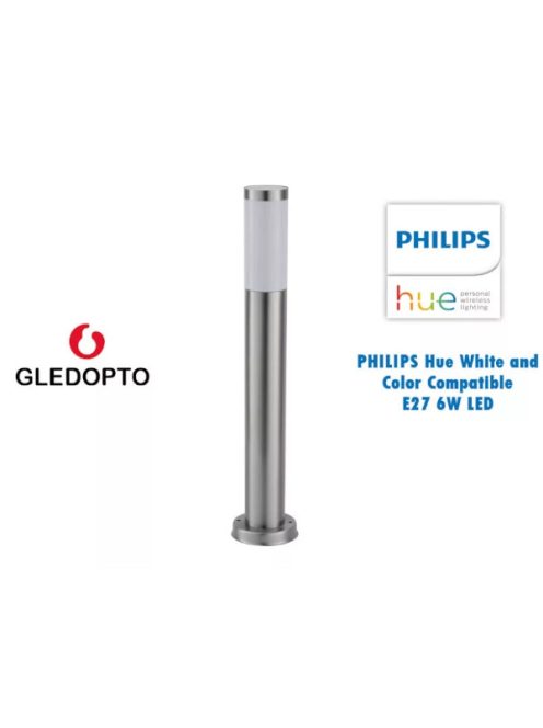 Hue Kültéri Állólámpa kompatibilis 6W IP44 INOX LED