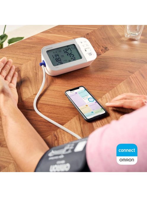 Omron X7 Smart Home Blood Pressure Monitor - Blood pressure machine for hypertension monitoring, Bluetooth pairing capabilities