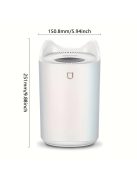 3.3L Large Capacity Double Nozzle LED Light humidifier Ultrasonic 3300ml Essential Oil Diffuser H2o Room Air Humidifiers