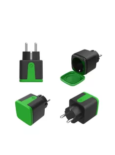   TUYA vízálló konnektor Fogyasztás mérés, Energia Monitoring 16A Wi-Fi programozható okos konnektor