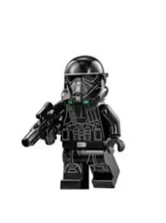 Black Death Trooper - building block toy figure