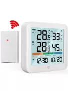 NOKLEAD LCD Digital Thermometer Hygrometer Indoor Outdoor Temperature Humidity Meter Temperature And Humidity Sensor Office Home