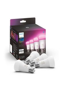 Philips Hue White and Color ambiance 6.5W E27 4-es csomag