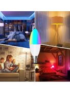 Tuya Zigbee white and color E14 5W izzó