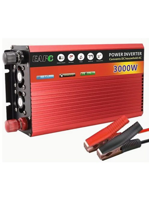 3000W power módosított szinuszos DC 12V-ról AC 220V-ra