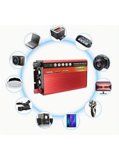   3000W power módosított szinuszos DC 12V-ról AC 220V-ra, fekete