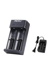   Li-ion charger USB 5V 2A 2 slots for 3.7V 18650/16340/14500/10440 Li-ion battery