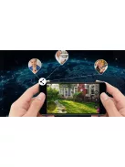 Tuya WIFI okos kültéri fali lámpa beépített 4MP WiFi kamerával