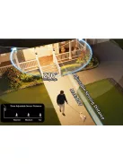 Tuya WIFI okos kültéri fali lámpa beépített 4MP WiFi kamerával