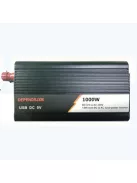 Napelem rendszer,18V 20W napelem, 1000W inverter, 12V/24V 60A töltésvezérlő