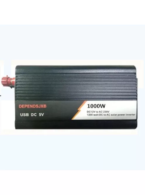 Napelem rendszer,18V 20W napelem, 1000W inverter, 12V/24V 60A töltésvezérlő