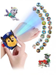   New Paw Patrol Puppy Toys Patrol Anime Figure Watch Children's Birthday Toys Projection Watch Boys Girls Kids Gift - Chase