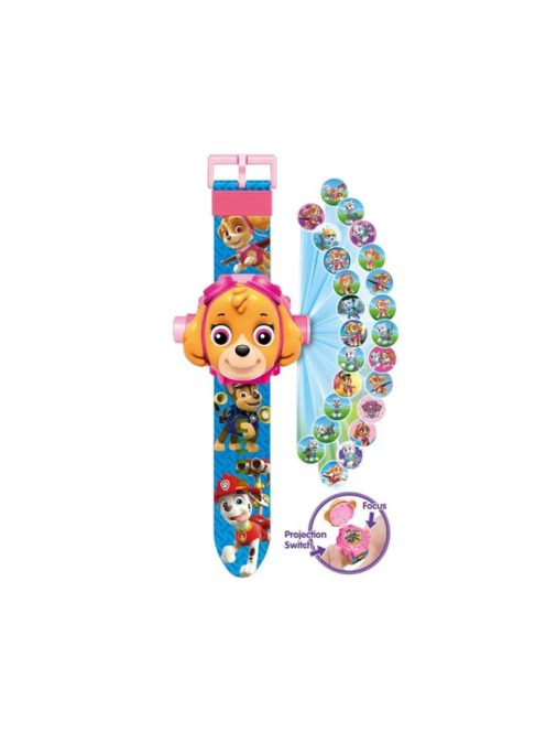 New Paw Patrol Puppy Toys Patrol Anime Figure Watch Children's Birthday Toys Projection Watch Boys Girls Kids Gift - Skye