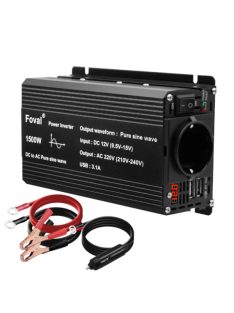 1500W inverter tiszta szinuszos DC 12V-ról AC 220V-ra
