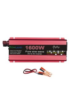 1600W inverter tiszta szinuszos DC 12V-ról AC 220V-ra